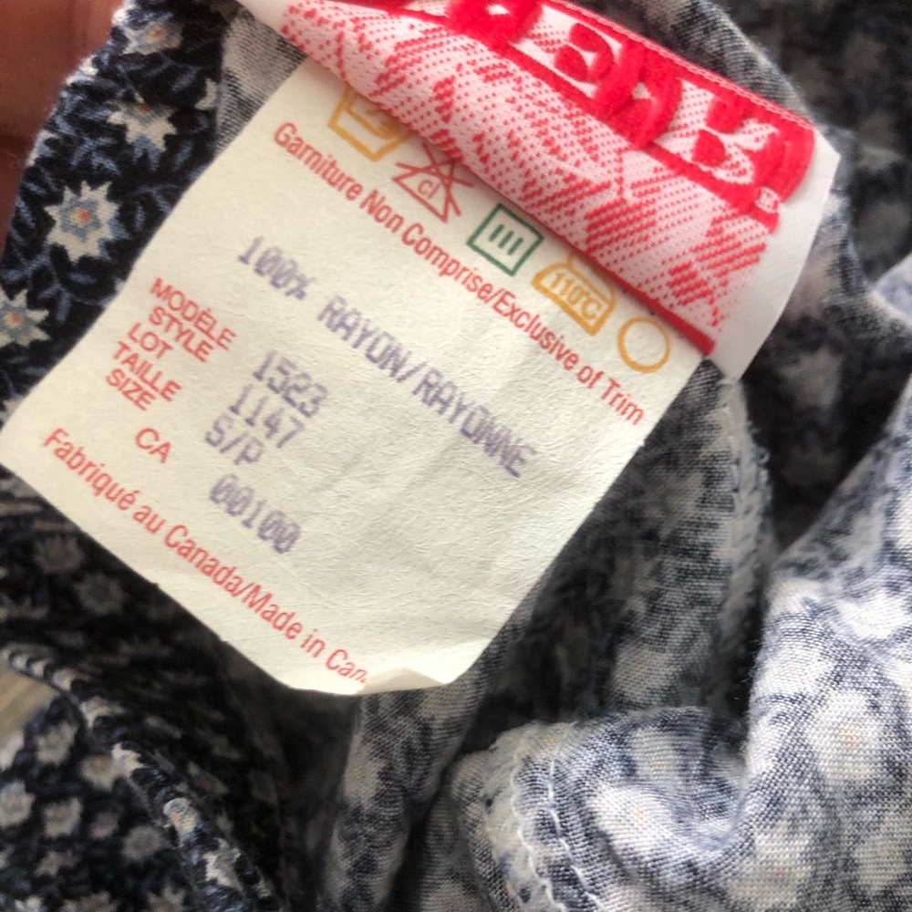 Vintage H•E•R Printed 100% Rayon Pants | Size S - Picture 5 of 5